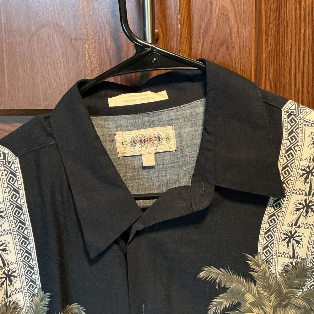 Black and White Men's Shirt